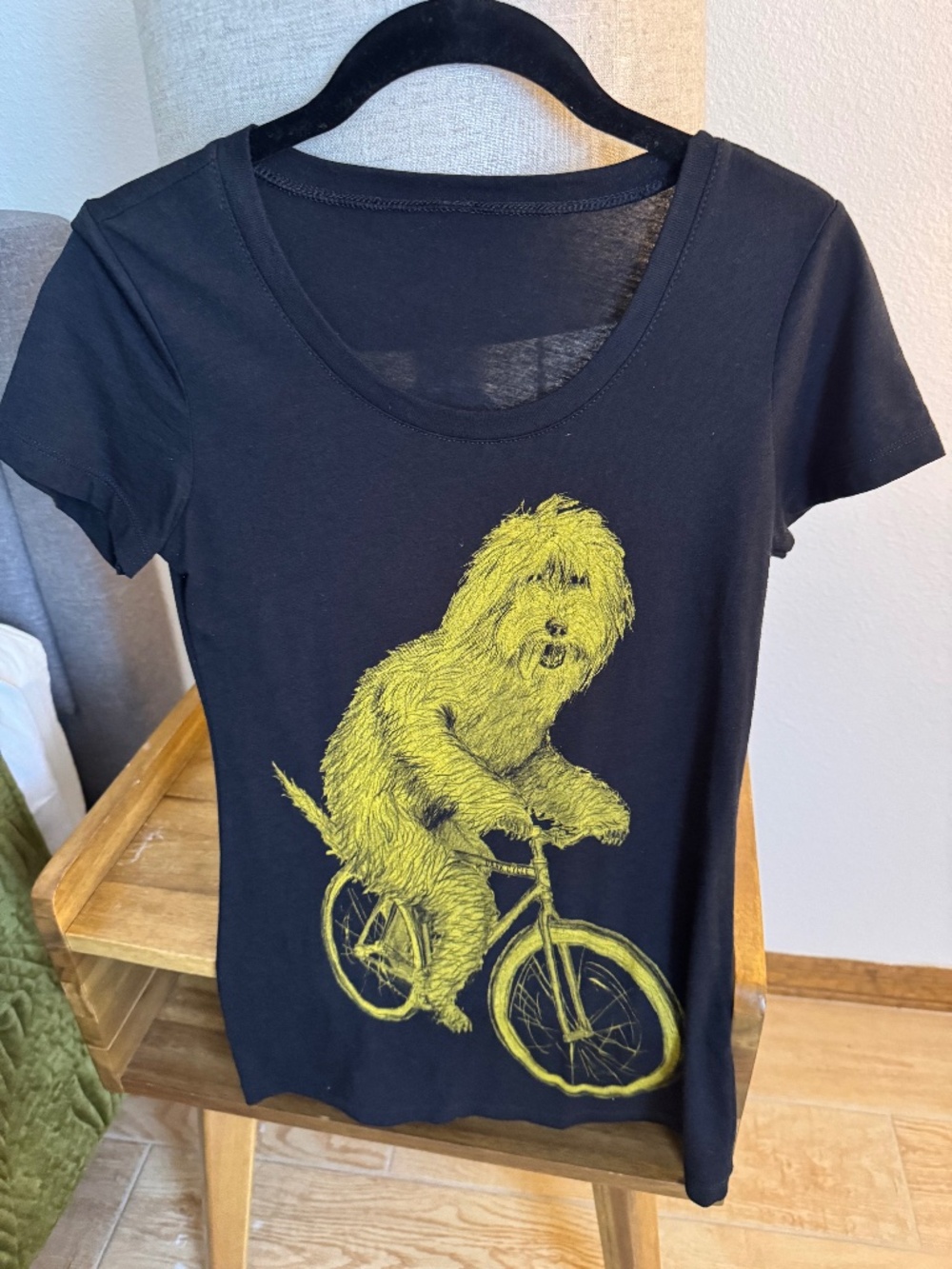 Goldendoodle Riding A Bicycle Shirt